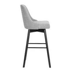 Kirklands Home Bar Stools & Counter Height Stools|Sicily Swivel Counter Stool Gray