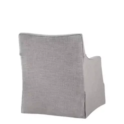 Kirklands Home Accent Chairs|Skirted Swivel Martha Stewart Accent Chair Gray