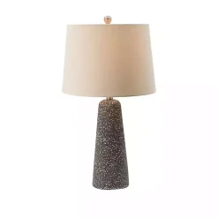 Kirklands Home Table Lamps|Gray Speckled Stone Table Lamp Tan