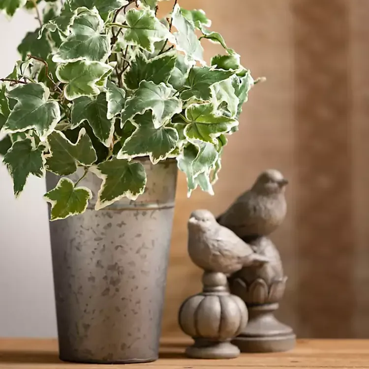 Stone Bird Finial Figurines, Set of 2 Statues & Figurines