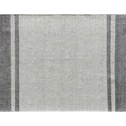 Kirklands Home Area Rugs|Gray Striped Border Area Rug