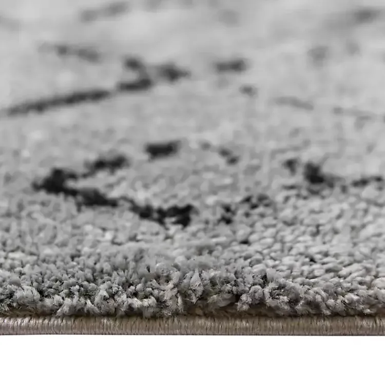 Kirklands Home Area Rugs|Striped Diamond Area Rug, 5x8 Gray