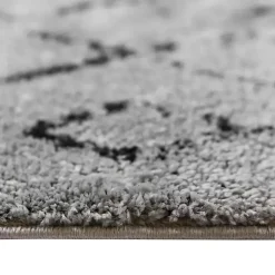 Kirklands Home Area Rugs|Striped Diamond Area Rug, 8x10 Gray