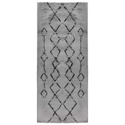 Kirklands Home Area Rugs|Striped Diamond Runner Gray