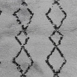 Kirklands Home Area Rugs|Striped Diamond Runner Gray