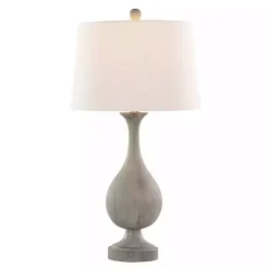 Kirklands Home Table Lamps|Gray Teardrop Table Lamps, Set of 2 White