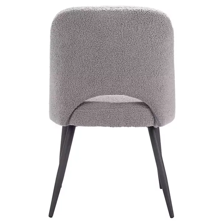 Kirklands Home Dining Chairs|Teddy Upholstered Dining Chairs, Set of 2 Gray
