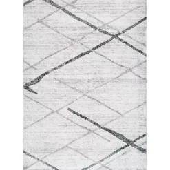 Kirklands Home Area Rugs|Gray Thigpen Diamond Area Rug, 8x10