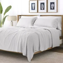 Kirklands Home Bed Sheets|Tiny Hearts 3-pc. Twin Sheet Set Gray