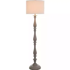 Kirklands Home Floor Lamps|Gray Traditional Spindle Floor Lamp White