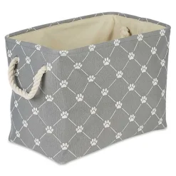 New Trellis Paw Print Storage Basket, 14 in. Baskets & Boxes