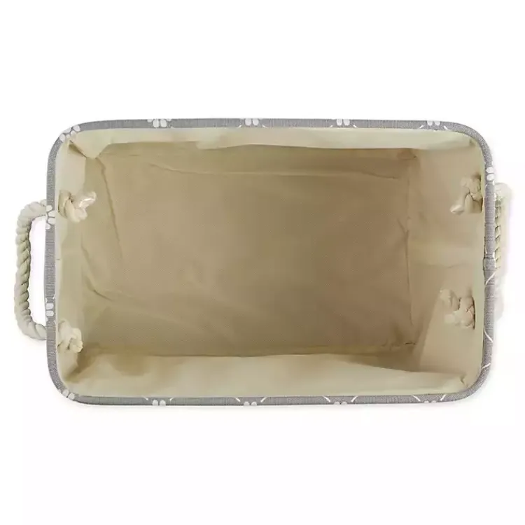 New Trellis Paw Print Storage Basket, 14 in. Baskets & Boxes