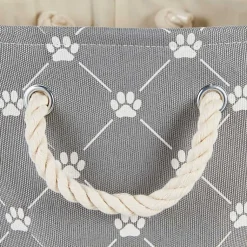 New Trellis Paw Print Storage Basket, 14 in. Baskets & Boxes