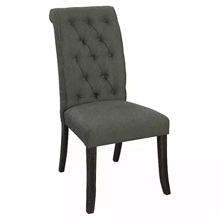 Kirklands Home Dining Chairs|Tufted Landon Dining Chairs, Set of 2 Gray