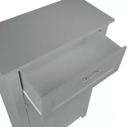 Kirklands Home Cabinets & Sideboards|Two-Door Top Shelf Cabinet Gray