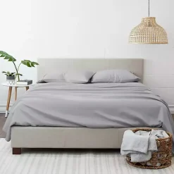 Kirklands Home Bed Sheets|Ultra Soft 3-pc. Twin XL Sheet Set Gray