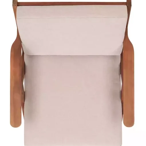 Kirklands Home Outdoor Seating|Upholstered Acacia Wood Outdoor Chair Gray