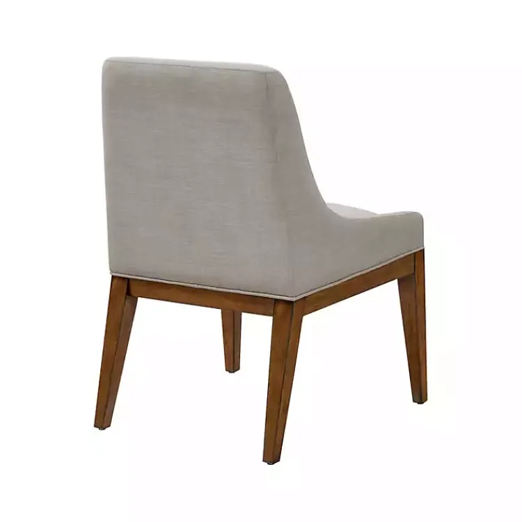 Kirklands Home Dining Chairs|Upholstered Armless Dining Chairs, Set of 2 Gray