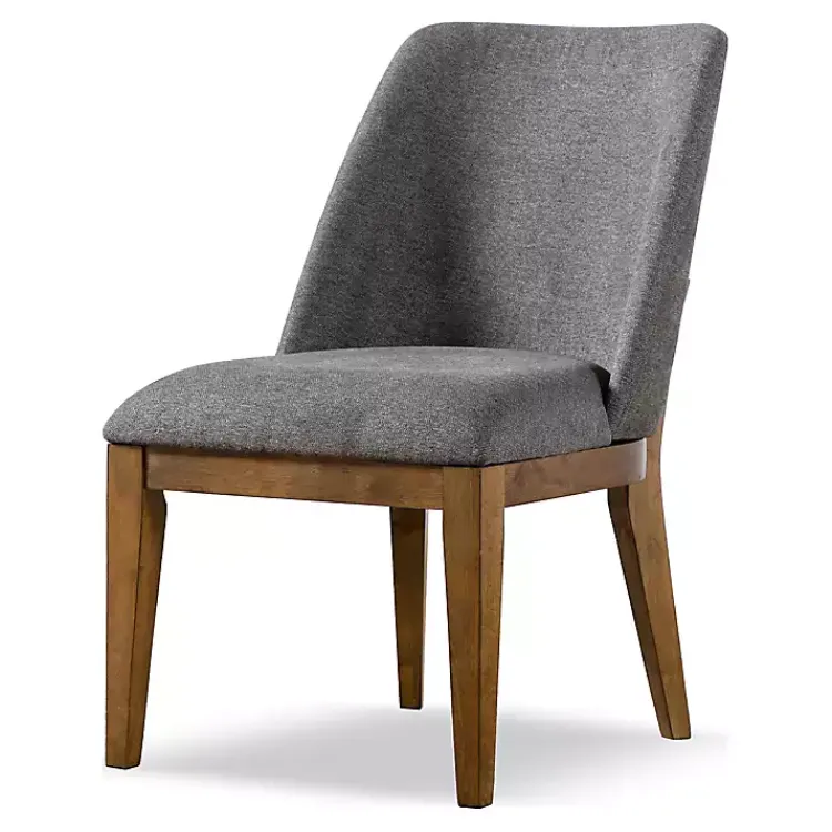 Kirklands Home Dining Chairs|Upholstered Cassie Dining Chairs, Set of 2 Gray