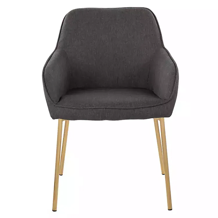 Kirklands Home Dining Chairs|Upholstered Daniella Dining Chairs, Set of 2 Gray