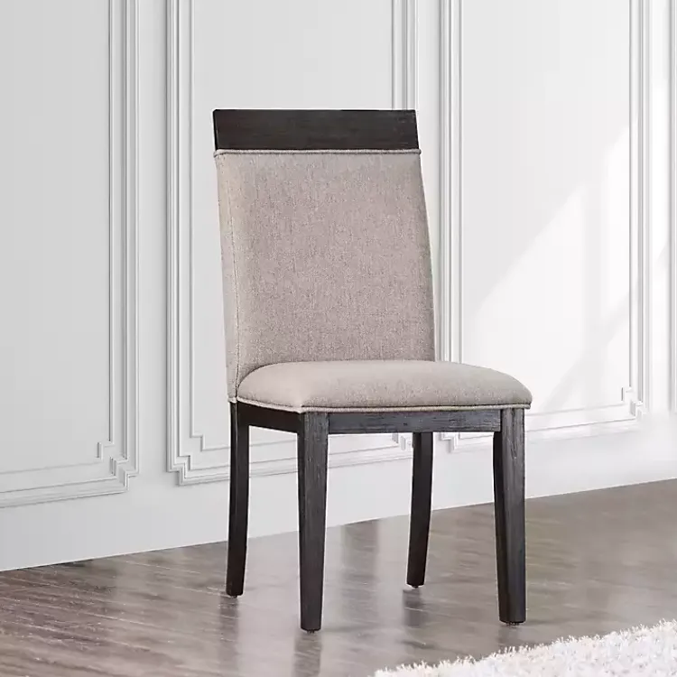 Kirklands Home Dining Chairs|Upholstered Erin Dining Chairs, Set of 2 Gray