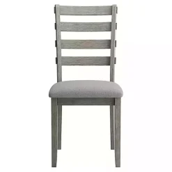 Kirklands Home Dining Chairs|Upholstered Lucas Dining Chairs, Set of 2 Gray