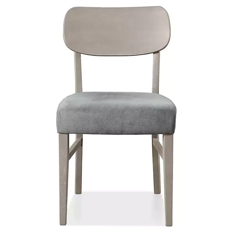Kirklands Home Dining Chairs|Upholstered Porter Dining Chairs, Set of 2 Gray