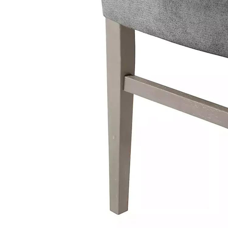 Kirklands Home Dining Chairs|Upholstered Porter Dining Chairs, Set of 2 Gray