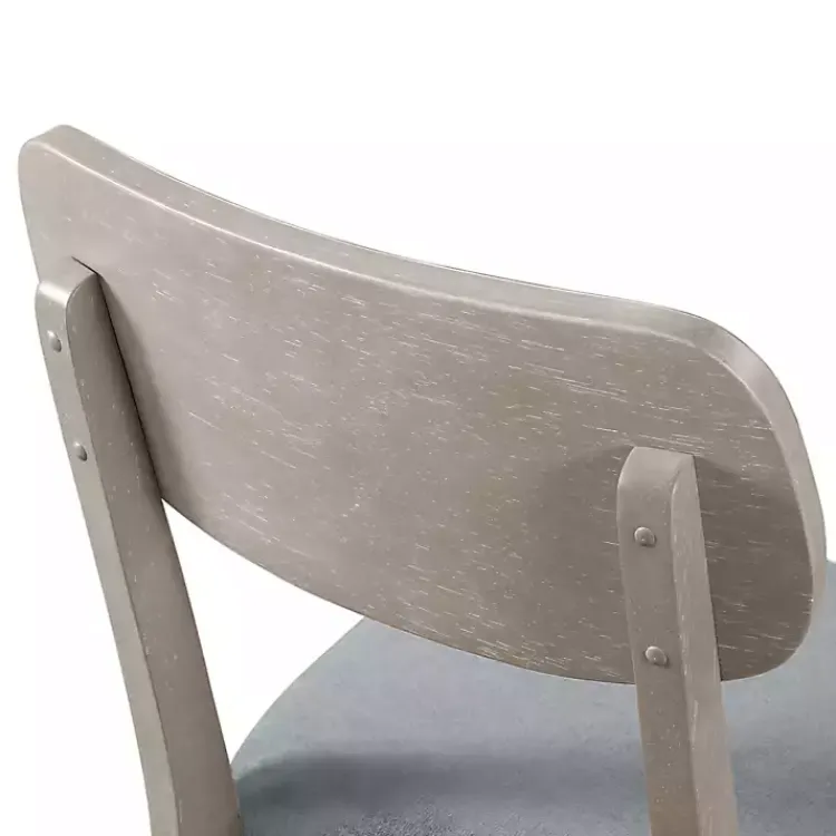 Kirklands Home Dining Chairs|Upholstered Porter Dining Chairs, Set of 2 Gray