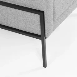 Kirklands Home Accent Chairs|Upholstered Square Accent Chair Gray