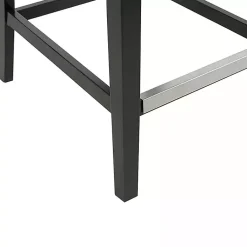 Kirklands Home Bar Stools & Counter Height Stools|Upholstered Tufted Button Back Counter Stool Gray