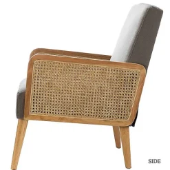 Kirklands Home Accent Chairs|Upholstered Velvet Accent Chair Gray