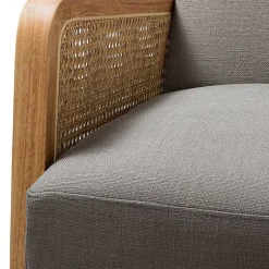 Kirklands Home Accent Chairs|Upholstered Velvet Accent Chair Gray