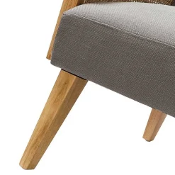 Kirklands Home Accent Chairs|Upholstered Velvet Accent Chair Gray