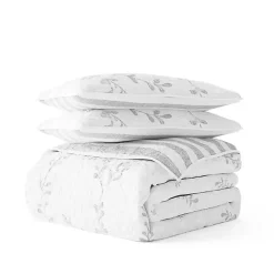 Kirklands Home Quilts|Gray Vines Reversible 2-pc. Twin Quilt Set