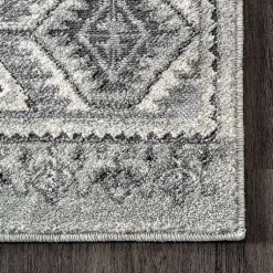 Kirklands Home Area Rugs|Vintage Circular Patterns Area Rug, 5x7 Gray