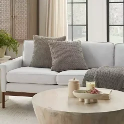 Discount Waffle Knit Chenille Throw Pillows, Set of 2 Pillows