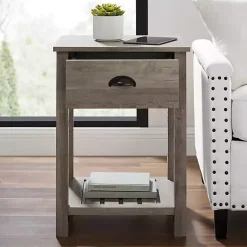 Kirklands Home Accent & End Tables|Wash Country Accent Table Gray