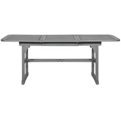Kirklands Home Outdoor Dining|Wash Extendable Outdoor Dining Table Gray