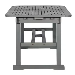 Kirklands Home Outdoor Dining|Wash Extendable Outdoor Dining Table Gray