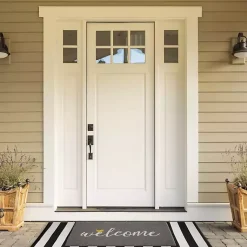 Kirklands Home Doormats|Gray Welcome Bird Coir Doormat