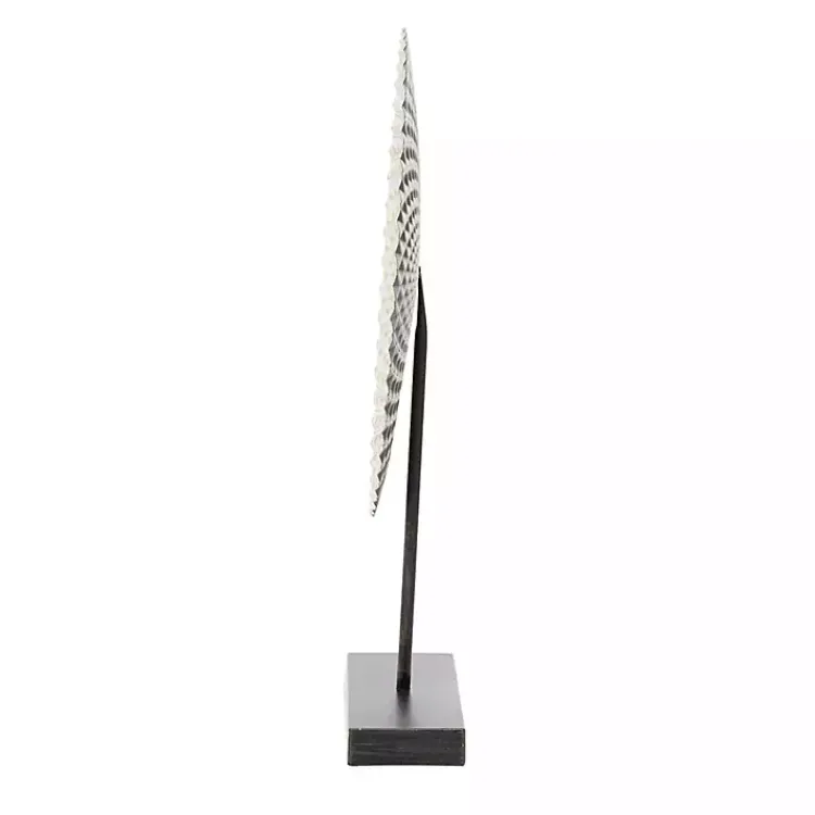 Outlet White Gold Carved Mandala Metal Sculpture Statues & Figurines