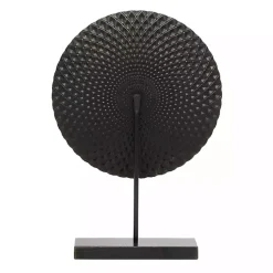 Outlet White Gold Carved Mandala Metal Sculpture Statues & Figurines