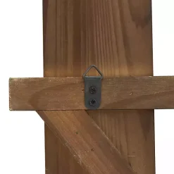 Kirklands Home Wall Plaques|Gray Wood Arrow and Striped Paddle Wall Plaque