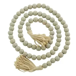 Best Wood Beads Cream Tassel Garland Decorative Accents