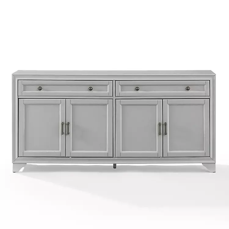 Kirklands Home Cabinets & Sideboards|Wood 4-Door Sideboard Cabinet Gray