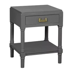 Kirklands Home Accent & End Tables|Wood Layla Accent Table Gray