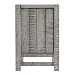 Kirklands Home Nightstands|Wood Open Shelf Nightstand Gray