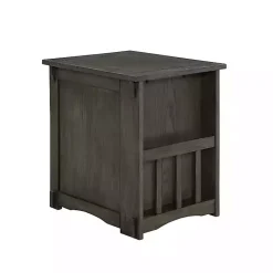 Kirklands Home Accent & End Tables|Wood Parnell Storage Accent Table Gray