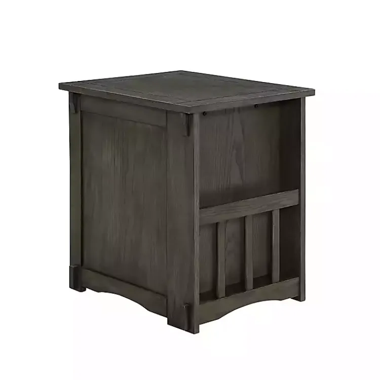 Kirklands Home Accent & End Tables|Wood Parnell Storage Accent Table Gray